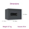 Godrej NX Pro Plus Digi+ Bio 15L Home Locker - Image 2