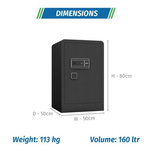 Godrej NX Advanced 160 L Digi+ Bio + Mechanical Home Locker - Image 4